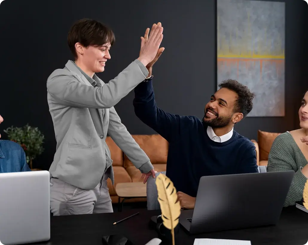Sales Team With Confidence